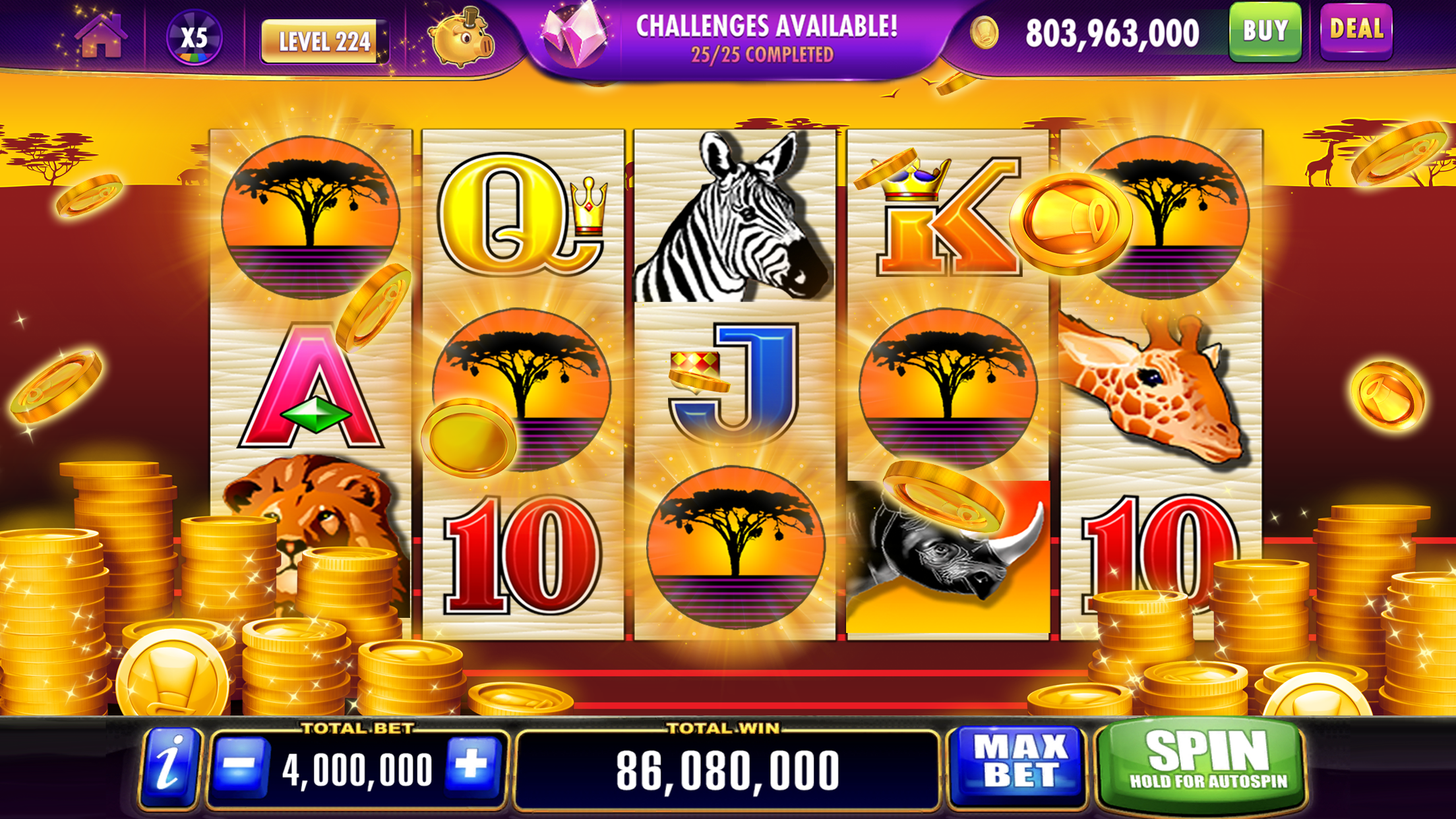 Interface de usuário do cassino no aplicativo 5588bet